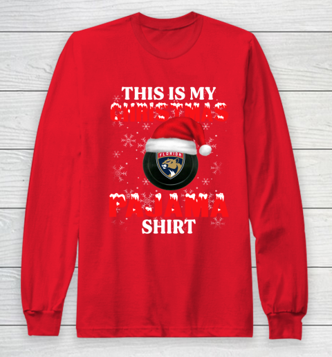 Florida Panthers This Is My Christmas Pajama Shirt NHL Long Sleeve T-Shirt 7
