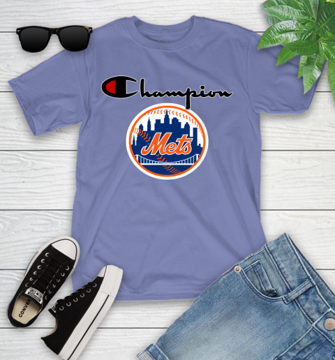 MLB Baseball New York Mets Champion Shirt Youth T-Shirt 12