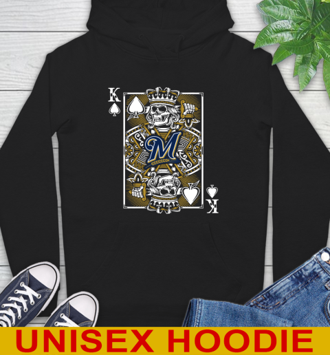 Milwaukee Brewers MLB Baseball The King Of Spades Death Cards Shirt Hoodie