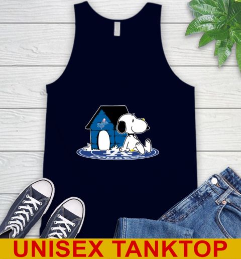 MLB Baseball Los Angeles Dodgers Snoopy The Peanuts Movie Shirt Tank Top 3