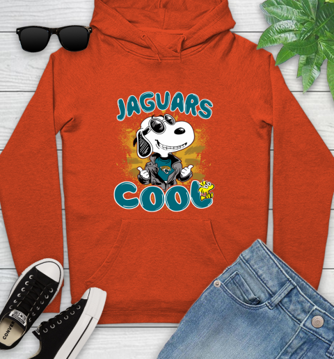 NFL Football Jacksonville Jaguars Cool Snoopy Shirt Youth Hoodie 4