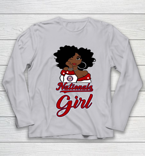 Washington Nationalss Girl MLB Youth Long Sleeve 5