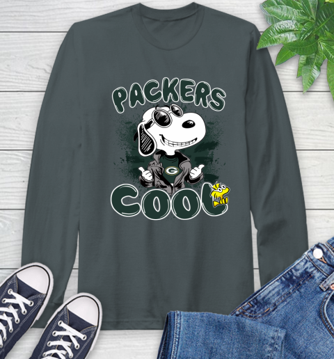 NFL Football Green Bay Packers Cool Snoopy Shirt Long Sleeve T-Shirt 7