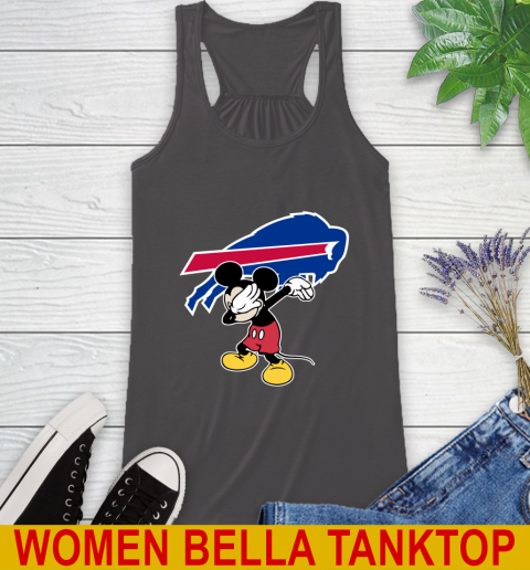 Buffalo Bills NFL Football Dabbing Mickey Disney Sports Racerback Tank 12