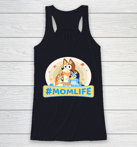 Bluey Mom Family For Life Racerback Tank 7