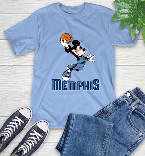NBA Basketball Memphis Grizzlies Cheerful Mickey Mouse Shirt T-Shirt 12