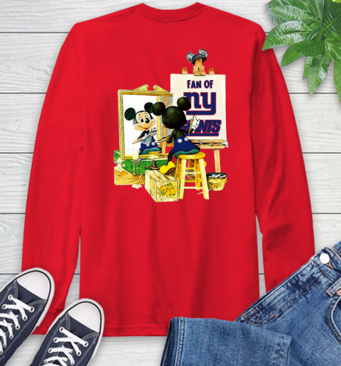 NFL Football New York Giants Mickey Drawing Shirt 65