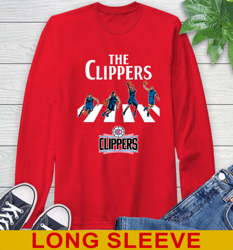 NBA Basketball LA Clippers The Beatles Rock Band Shirt Long Sleeve T-Shirt 12