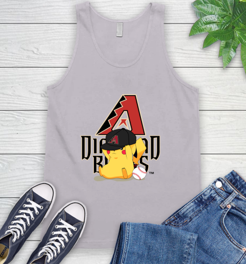 MLB Pikachu Baseball Sports Arizona Diamondbacks Tank Top 4