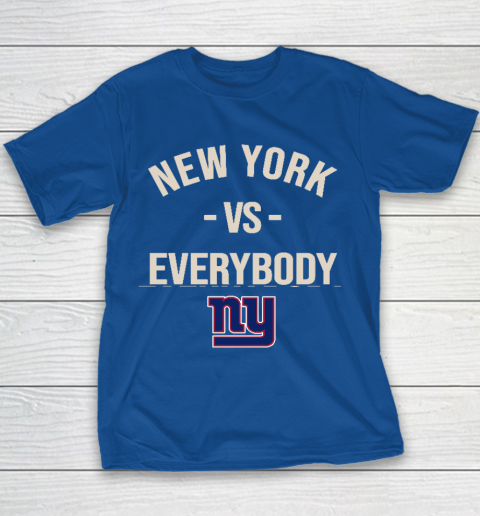 New York Giants Vs Everybody Youth T-Shirt 6