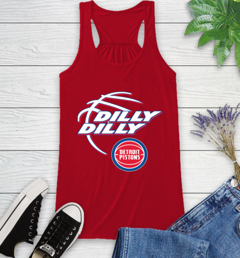 NBA Detroit Pistons Dilly Dilly Basketball Sports Racerback Tank 6