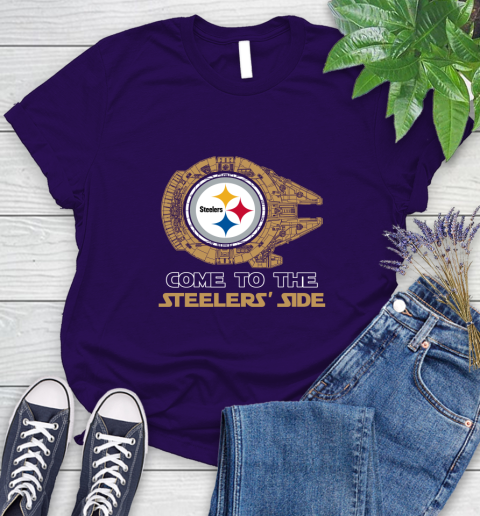 NFL Come To The Pittsburgh Steelers Wars Football Sports Women's T-Shirt 4