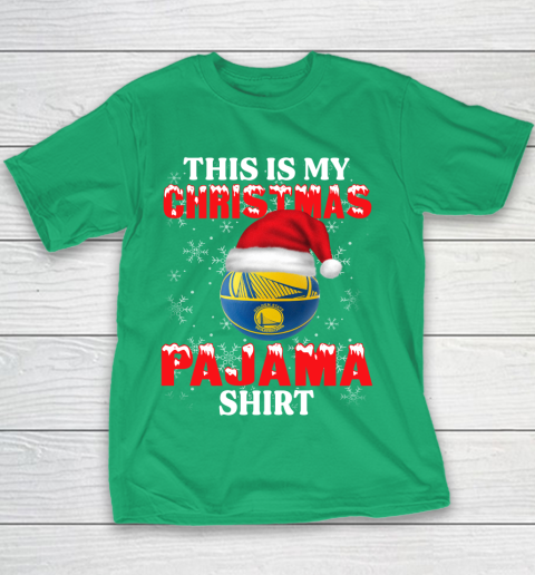 Golden State Warriors This Is My Christmas Pajama Shirt NBA Youth T-Shirt 3