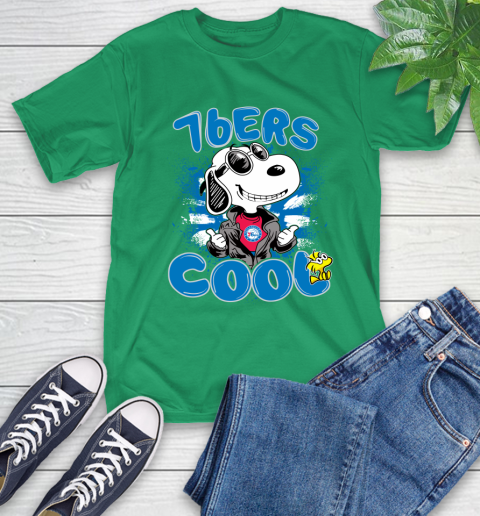 NBA Basketball Philadelphia 76ers Cool Snoopy Shirt T-Shirt 8