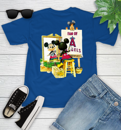 MLB Baseball Los Angeles Angels Mickey Drawing Shirt 103