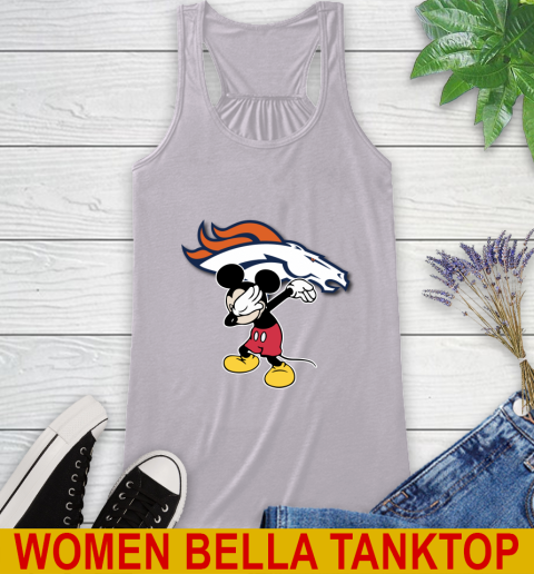 Denver Broncos NFL Football Dabbing Mickey Disney Sports Racerback Tank 6 Denver Broncos NFL Football Dabbing Mickey Disney Sports Racerback Tank - Image 6
