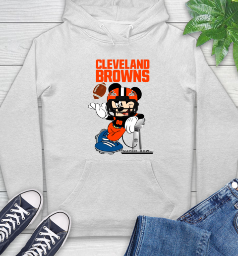 NFL Cleveland Browns Mickey Mouse Disney Super Bowl Football T Shirt Hoodie