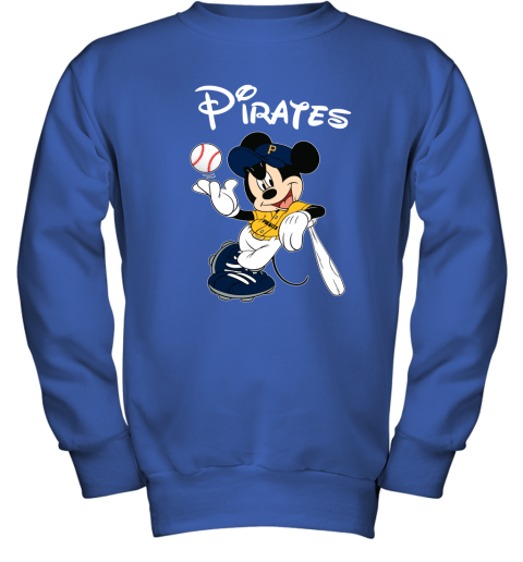 Baseball Mickey Team Pittsburgh Pirates Youth T-Shirt 