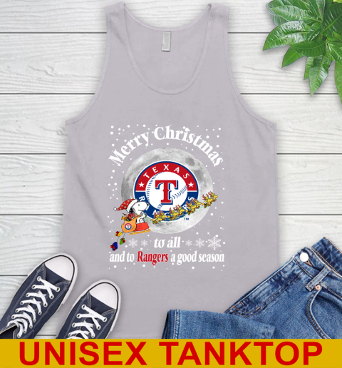 Texas Rangers Merry Christmas To All And To Rangers A Good Season MLB Baseball Sports Tank Top 3