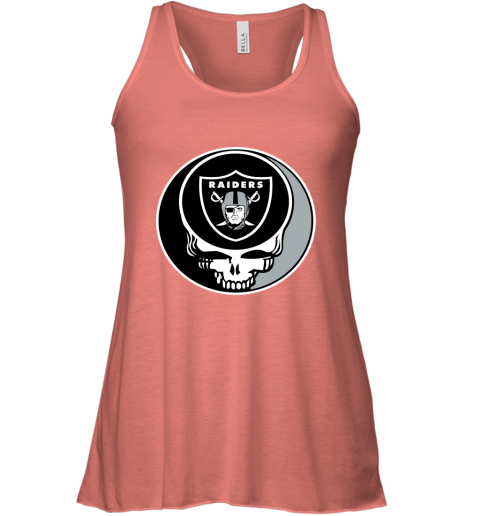 NFL Oakland Raiders Grateful Dead Rock Band Football Sports NN1nTH7mRoI flowy tank 32 95 151514 front coral