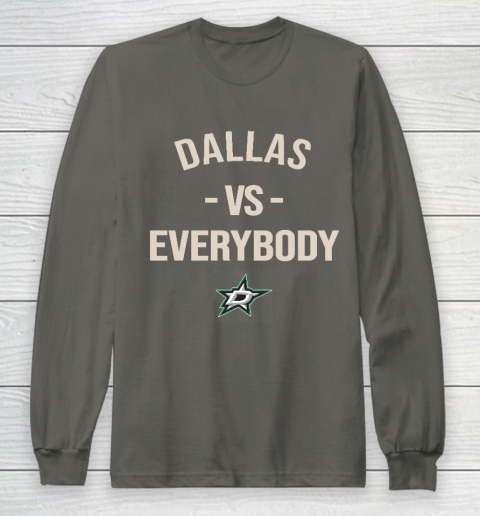 Dallas Stars Vs Everybody Long Sleeve T-Shirt 5