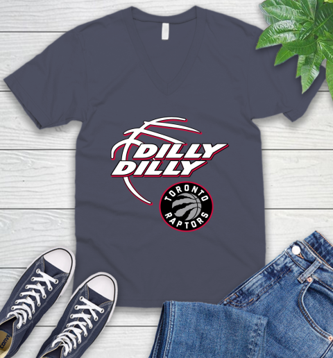 NBA Toronto Raptors Dilly Dilly Basketball Sports V-Neck T-Shirt 9