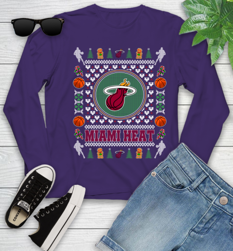 Miami Heat Merry Christmas NBA Basketball Loyal Fan Ugly Shirt 127