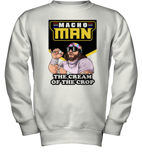 Macho Man Randy Savage Cream Of The Crop Youth Sweatshirt