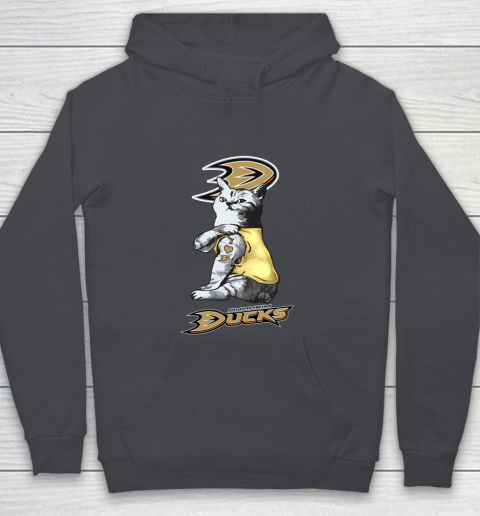 NHL My Cat Loves Anaheim Ducks Hockey Youth Hoodie 5