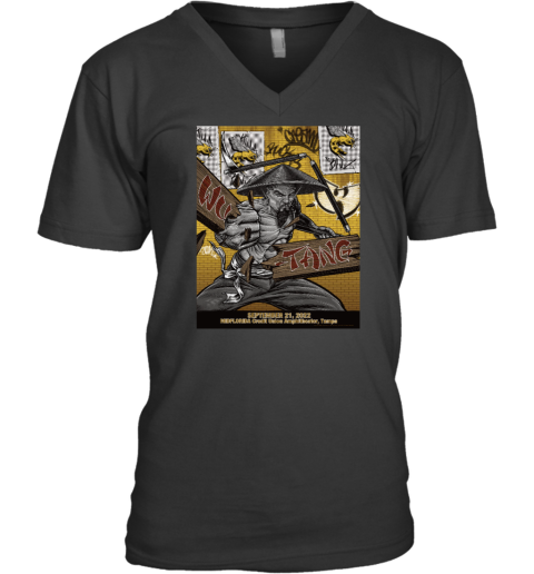 Wu Tang Clan Tampa September 21, 2022 V-Neck T-Shirt