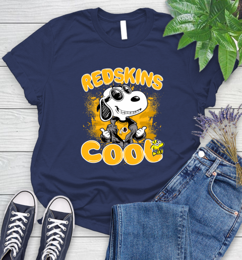 NFL Football Washington Redskins Cool Snoopy Shirt Women's T-Shirt 12