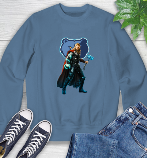 NBA Thor Avengers Endgame Basketball Memphis Grizzlies Sweatshirt 7