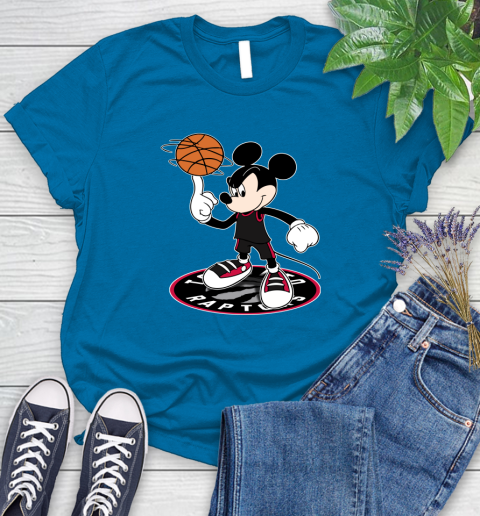 NBA Basketball Toronto Raptors Cheerful Mickey Disney Shirt not broken the mould Women's T-Shirt 8