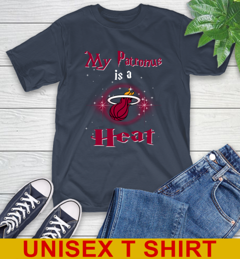 NBA Basketball Harry Potter My Patronus Is A Miami Heat T-Shirt 3