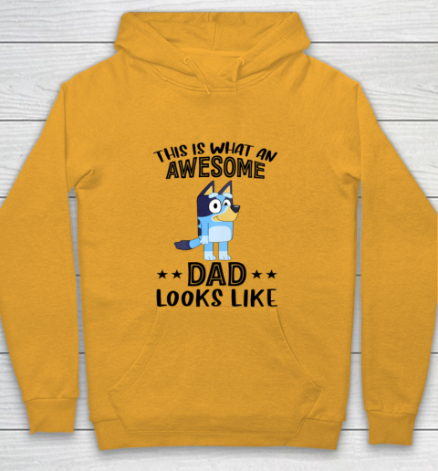 Bluey dad This Is What An Awesome Dad Looks Like Youth Hoodie 2