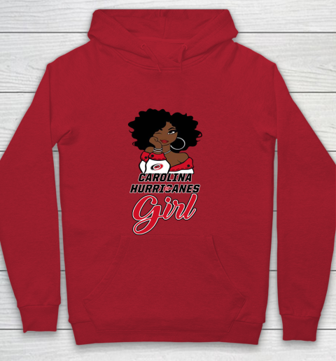 Carolina Hurricanes Girl NHL Youth Hoodie 9