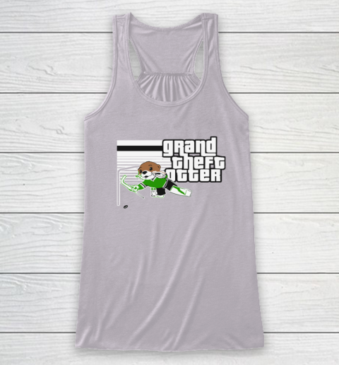 Jake Oettinger Grand Theft Otter Dallas Hockey Racerback Tank 2