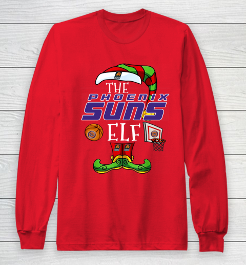 Phoenix Suns Christmas ELF Funny NBA Long Sleeve T-Shirt 7