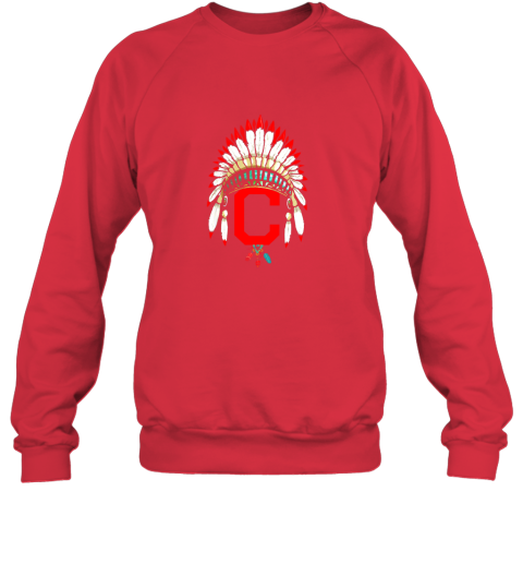 tdya new cleveland hometown indian tribe vintage for baseball sweatshirt 35 front red