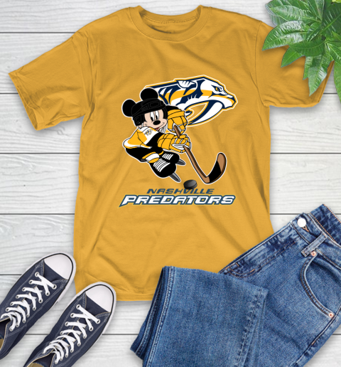 NHL Nashville Predators Mickey Mouse Disney Hockey T Shirt T-Shirt 3