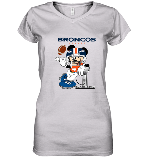 NFL Denver Broncos Mickey Mouse Disney Super Bowl Football T Shirt -  Rookbrand