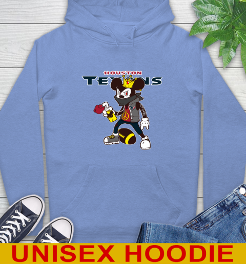 Houston Texans NFL Football Mickey Peace Sign Sports Hoodie 11