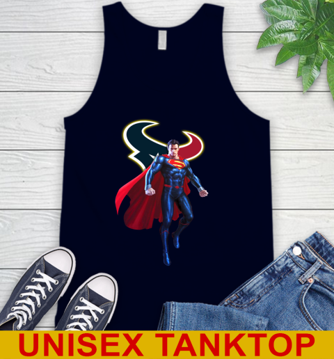 NFL Superman DC Sports Football Houston Texans Tank Top 3
