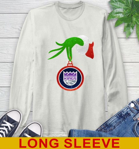 Sacramento Kings Grinch Merry Christmas NBA Basketball Long Sleeve T-Shirt 12