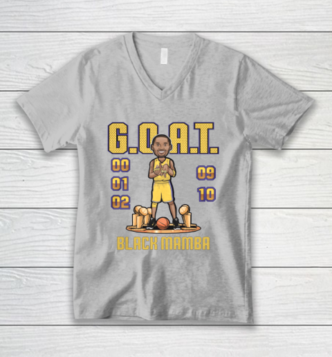 Kobe Bryant Goat V-Neck T-Shirt 4
