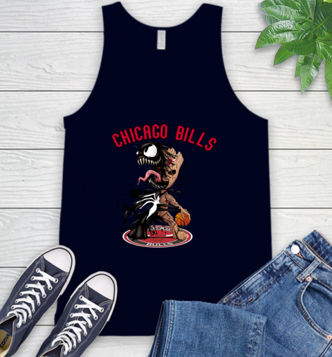 NBA Chicago Bulls Basketball Venom Groot Guardians Of The Galaxy Tank Top 3