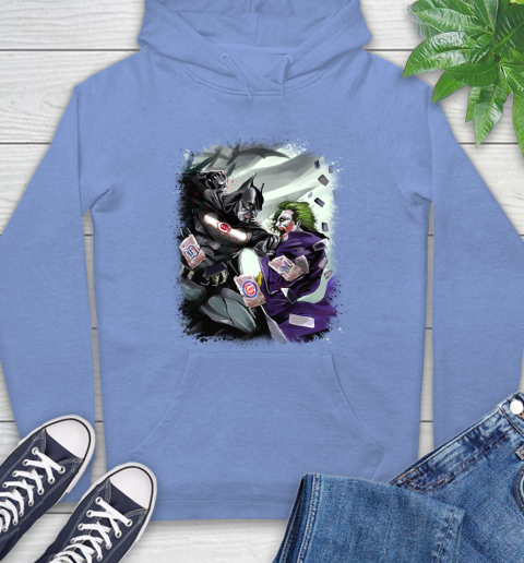 Cincinnati Reds MLB Baseball Batman Fighting Joker DC Comics Hoodie 11