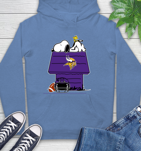 Minnesota Vikings NFL Football Snoopy Woodstock The Peanuts Movie Hoodie 11