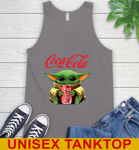 Star Wars Baby Yoda Hugs Coca Cola Soft Drink Shirt 76