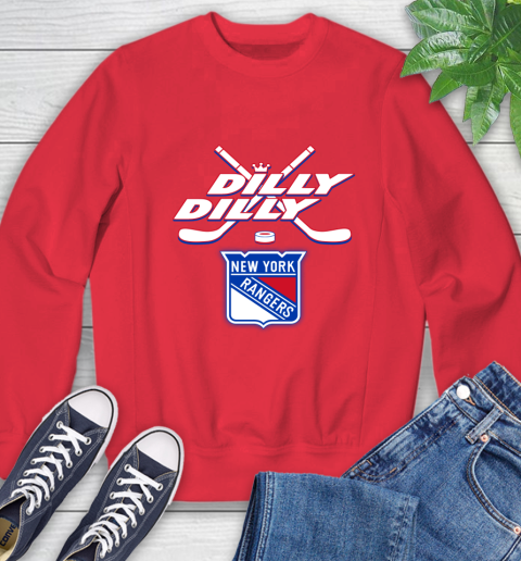 NHL New York Rangers Dilly Dilly Hockey Sports Sweatshirt 10
